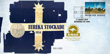 2019 $1 ANDA Melbourne Eureka Stockade PNC