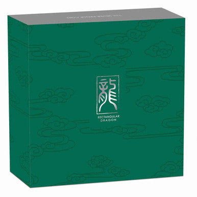 2019 $1 Dragon 1oz Silver Proof Rectangular Coin