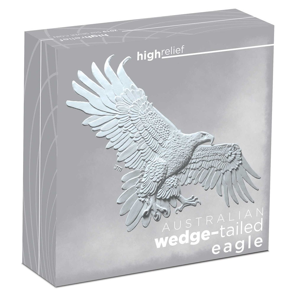 2019 $8 Austalian Wedge-Tailed Eagle 5oz Silver High Relief Proof Coin