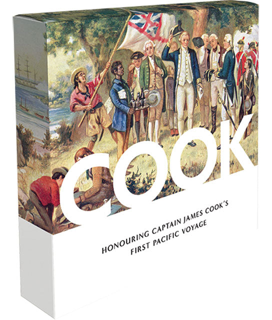 Captain Cook Gold Plated Enamel Penny 9 Coin Collection