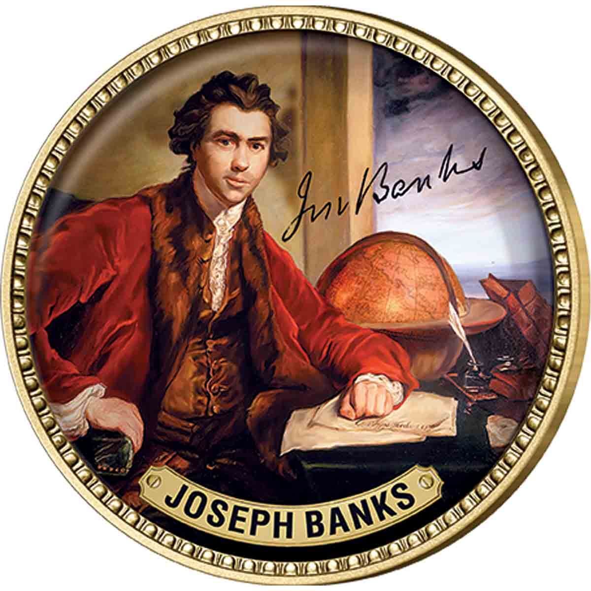 Captain Cook Gold Plated Enamel Penny 9 Coin Collection