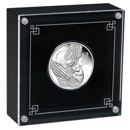 2020 50c Lunar Year of The Mouse 1/2oz Silver Proof Coin