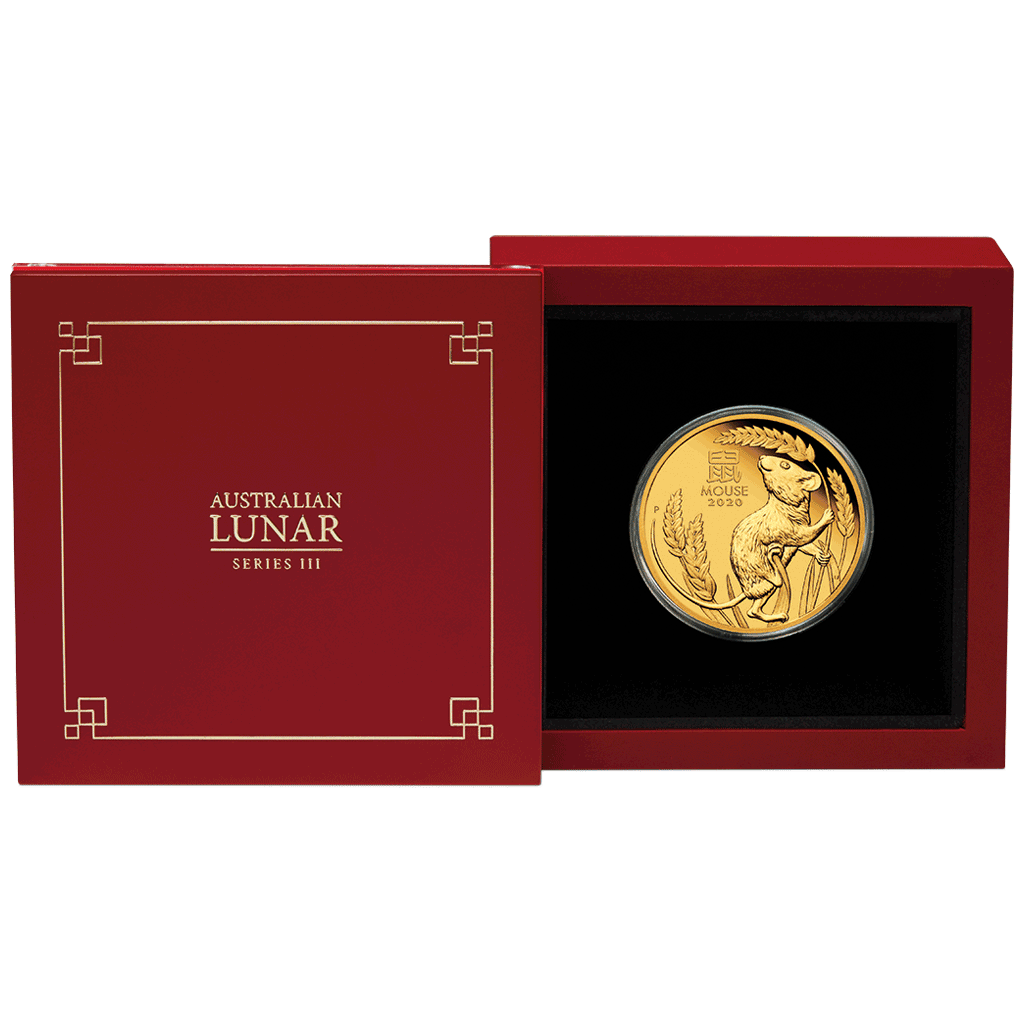 2020 $100 Lunar Year of The Mouse 1oz Gold Proof Coin