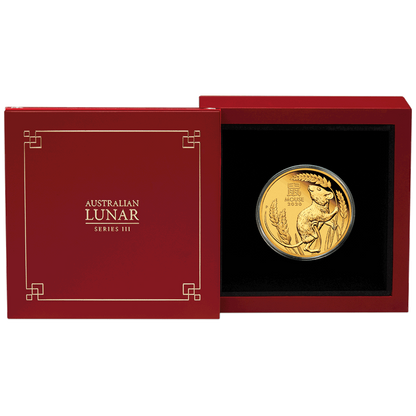 2020 $100 Lunar Year of The Mouse 1oz Gold Proof Coin
