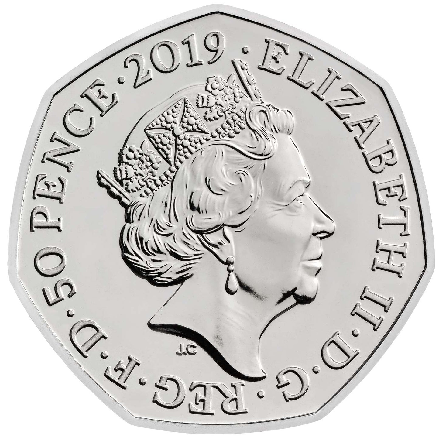 UK 2019 50p Paddington At St. Paul's Uncirculated Coin