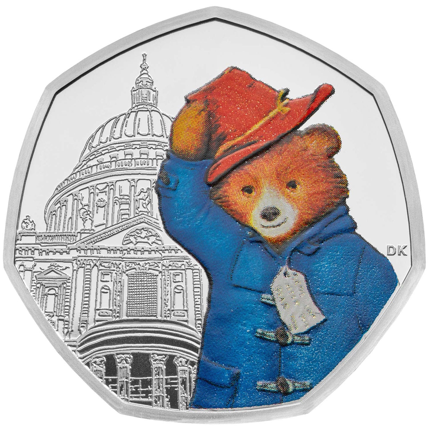 UK 2019 50p Paddington At St. Paul's Silver Coloured Proof Coin
