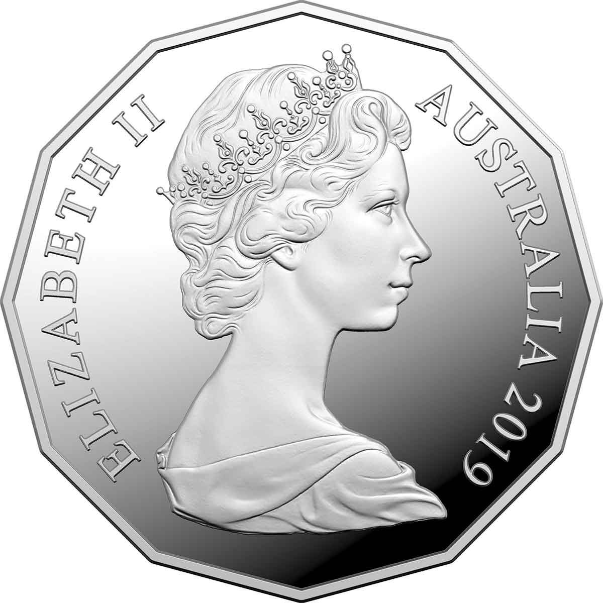 2019 50c ANDA Melbourne 50th Anniversary of The Dodecagon Silver Proof Coin