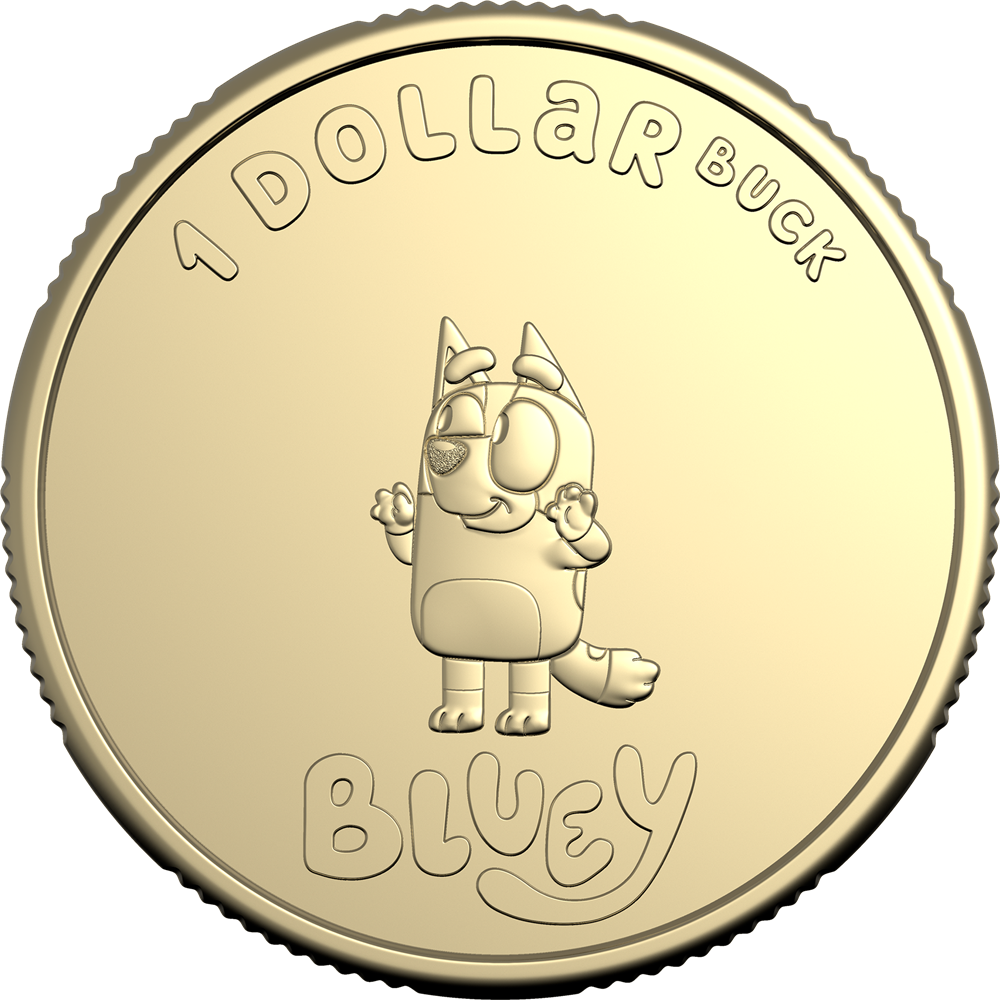 2024 $1 Bluey Dollarbucks Uncirculated 10 Coin Set