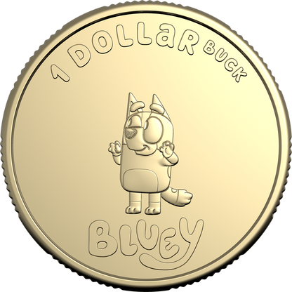 2024 $1 Bluey Dollarbucks Uncirculated 10 Coin Set