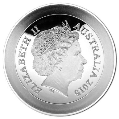2015 $5 Netball World Cup 1oz Silver Proof Domed Coin