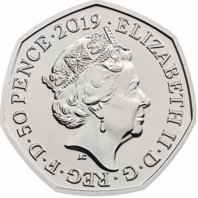 UK 2019 50p 50 Years of The 50p Anniversary Uncirculated Coin