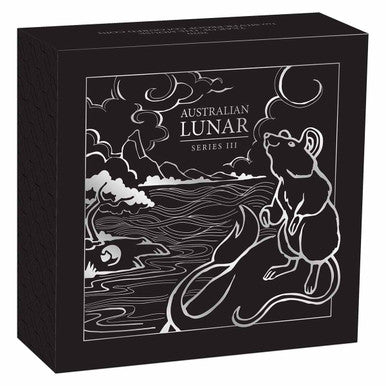 2020 $1 Lunar Year of The Mouse 1oz Silver Coloured Proof Coin