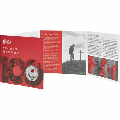 UK 2019 £5 The Remembrance Day Uncirculated Coin