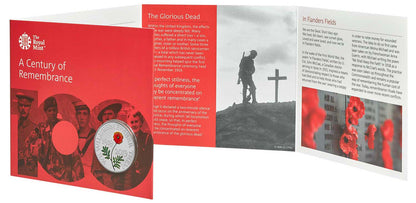 UK 2019 £5 The Remembrance Day Uncirculated Coin