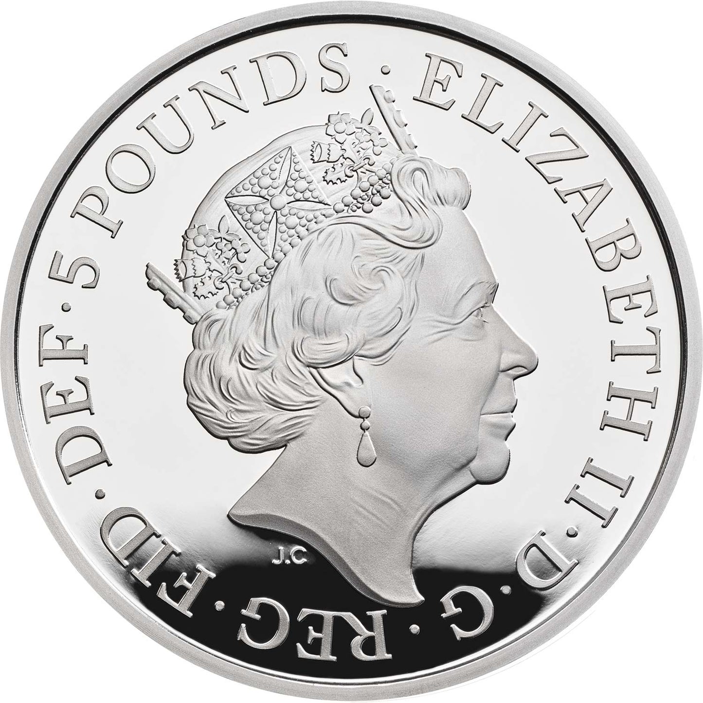UK 2019 £5 The Remembrance Day Silver Coloured Proof Coin
