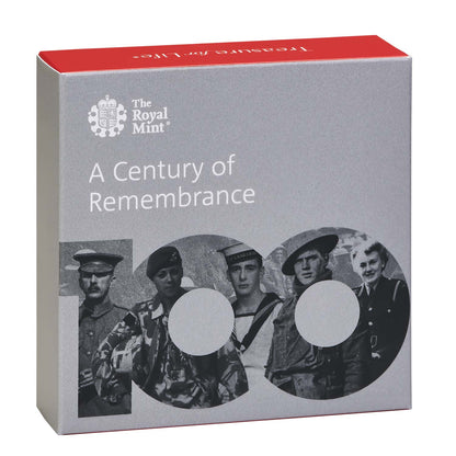 UK 2019 £5 The Remembrance Day Silver Coloured Proof Coin