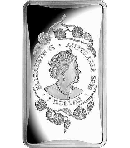 2020 $1 Year of The Rat 1/2oz Silver Ingot