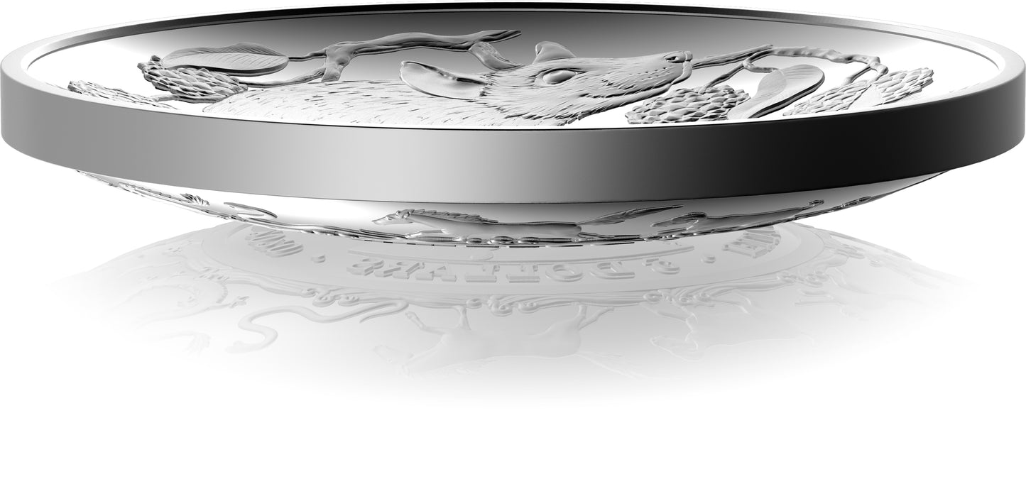 2020 $5 Year of The Rat 1oz Silver Proof Domed Coin