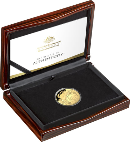 2020 $100 Year of The Rat 1oz Gold Domed Proof Coin