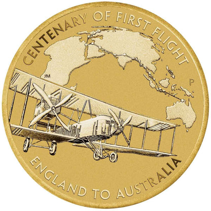 2019 $1 Centenary of First England to Australia Flight PNC