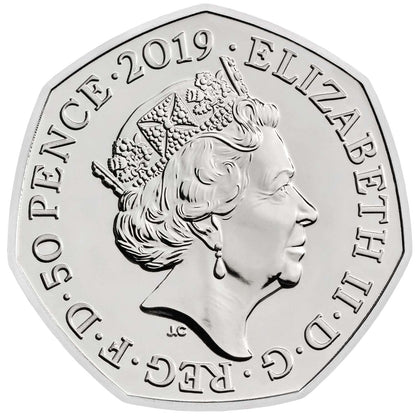 UK 2019 50p Wallace & Gromit Uncirculated Coin