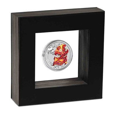 Tuvalu 2020 $1 Chinese New Year 1oz Silver Coloured Coin