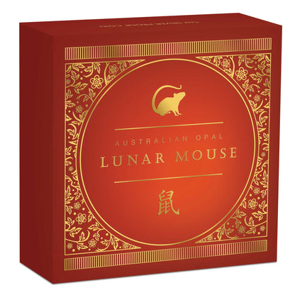 2020 $1 Australian Opal Lunar Year of The Mouse 1oz Silver Proof Coin