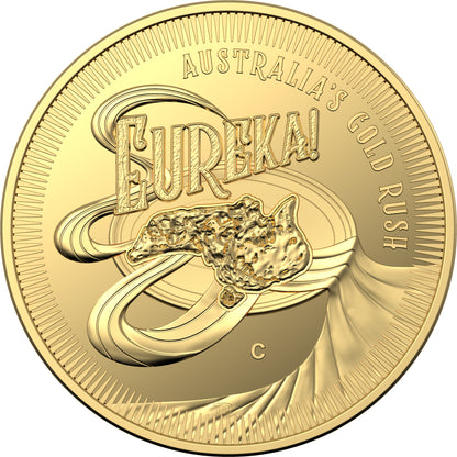 2020 $10 Eureka Australia's Gold Rush 1/10oz Gold Proof Coin