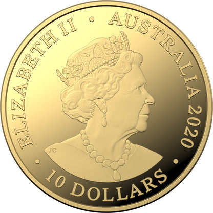 2020 $10 Eureka Australia's Gold Rush 1/10oz Gold Proof Coin