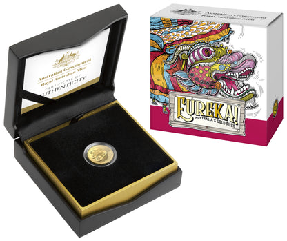 2020 $10 Eureka Australia's Gold Rush 1/10oz Gold Proof Coin