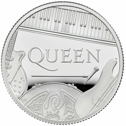 UK 2020 £1 Queen 1/2oz Silver Proof Coin