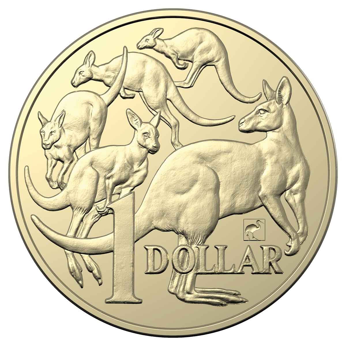 2020 $1 ANDA Brisbane Mob of Roos 'Brolga' Privy Mark Uncirculated Coin