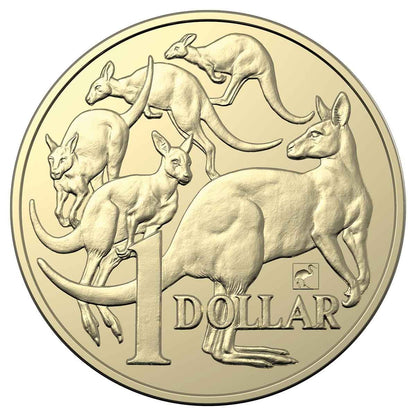2020 $1 ANDA Brisbane Mob of Roos 'Brolga' Privy Mark Uncirculated Coin
