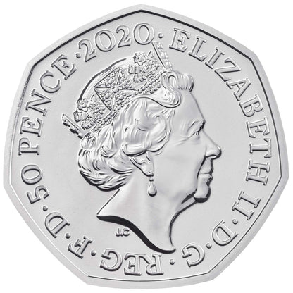 UK 2020 50p Withdrawal From The European Union Uncirculated Coin
