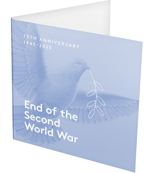 2020 $2 End of The Second World War 75th Anniversary 'C' Mintmark Coloured Uncirculated Coin
