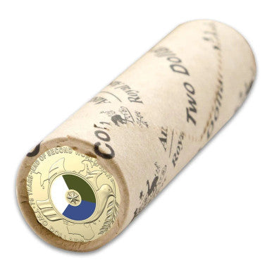 2020 $2 End of The Second World War 75th Anniversary Coloured Uncirculated Mint Roll
