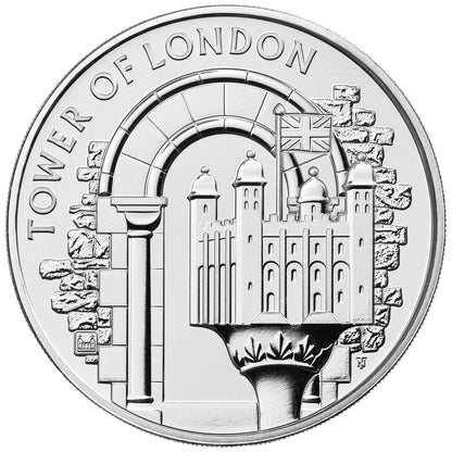 UK 2020 £5 The Tower of London The White Tower Uncirculated Coin