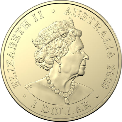 2020 $1 Paralympics Australia Chris Bond Coloured Uncirculated Coin