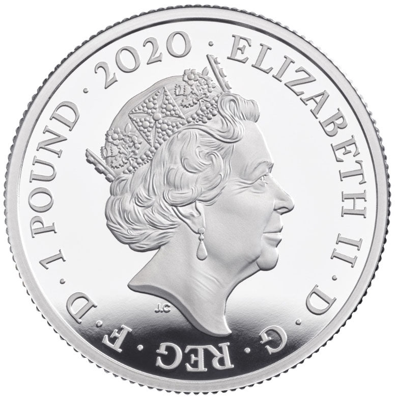 UK 2020 £1 Elton John 1/2oz Silver Proof Coin