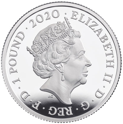 UK 2020 £1 Elton John 1/2oz Silver Proof Coin