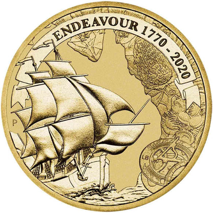 2020 $1 Navigating History 250 Years Endeavour Voyage PNC