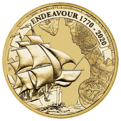 2020 $1 Navigating History 250 Years Endeavour Voyage PNC