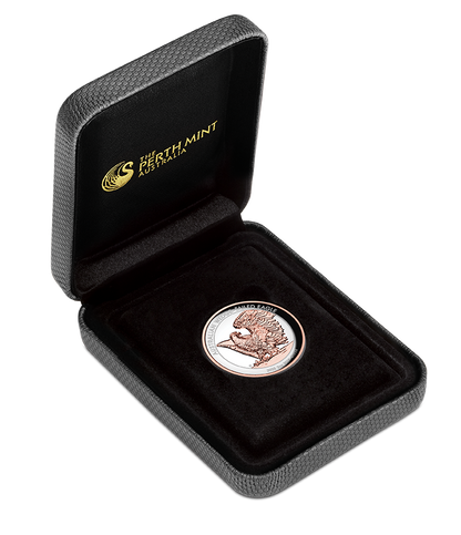 2025 $2 Australian Wedge-Tailed Eagle Selectively Rose Gold Plated 2oz Silver High Relief Proof Coin