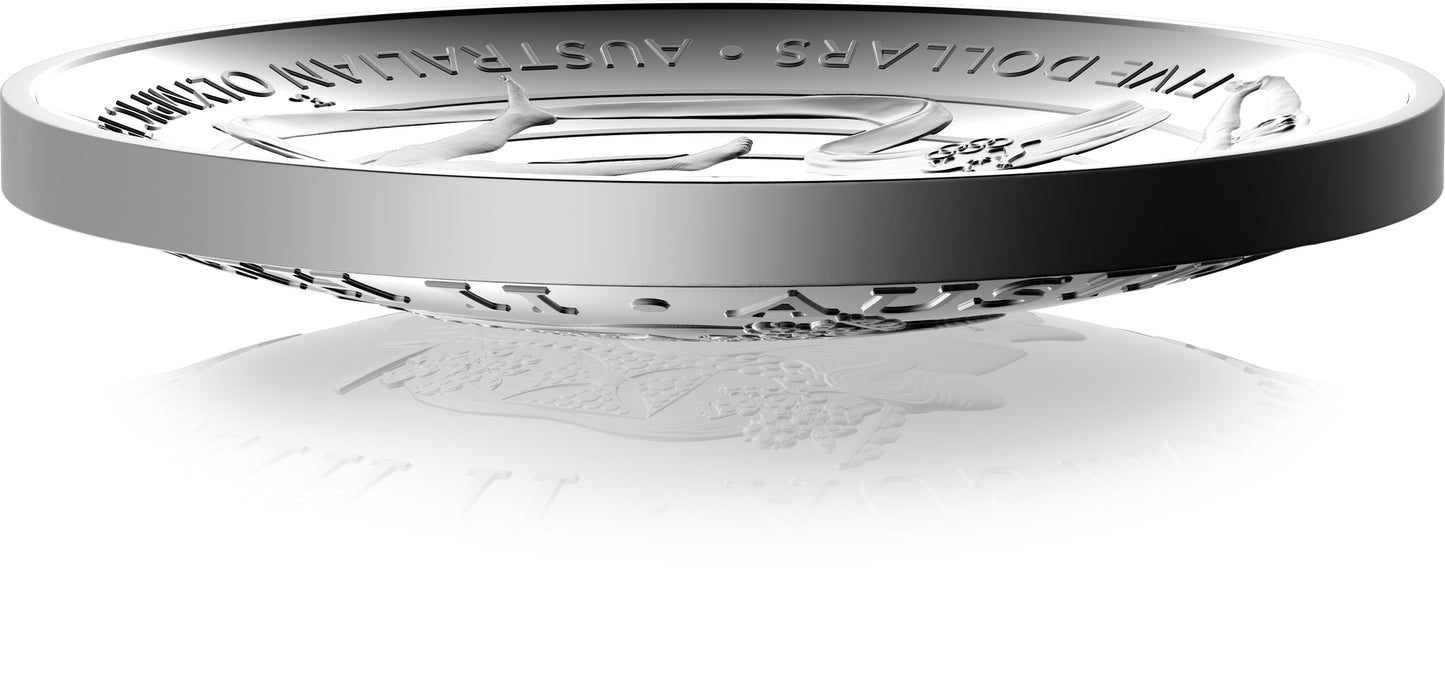 2020 $5 Australian Olympic Team 1oz Silver Proof Domed Coin