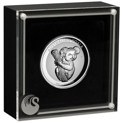 2020 $1 Australian Koala 1oz Silver High Relief Proof Incused Coin
