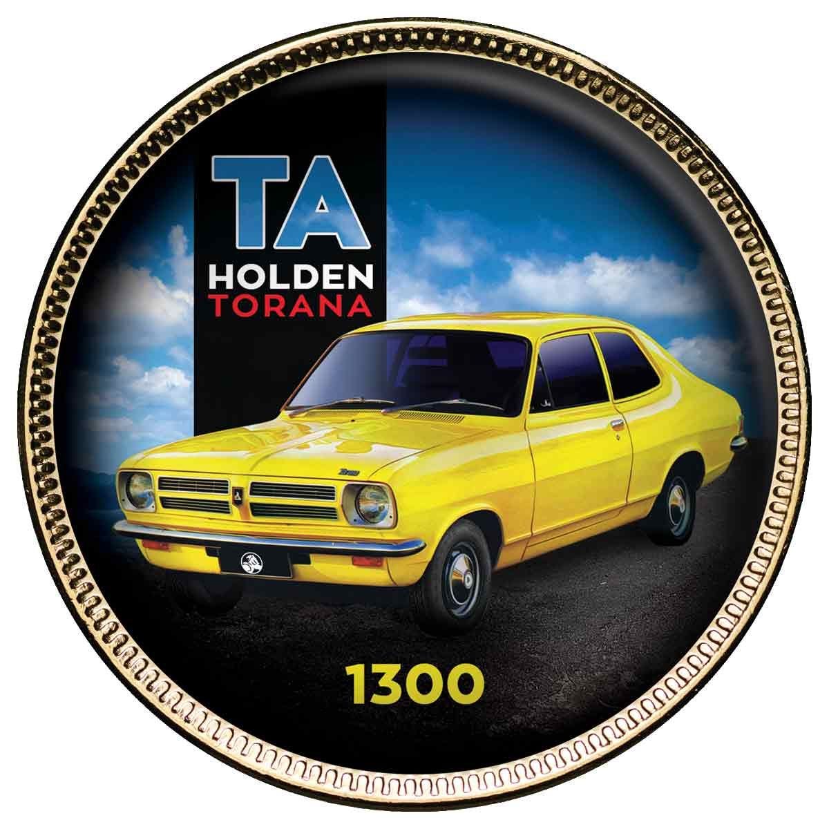 Holden Torana Gold Plated Enamel Penny 9 Coin Collection