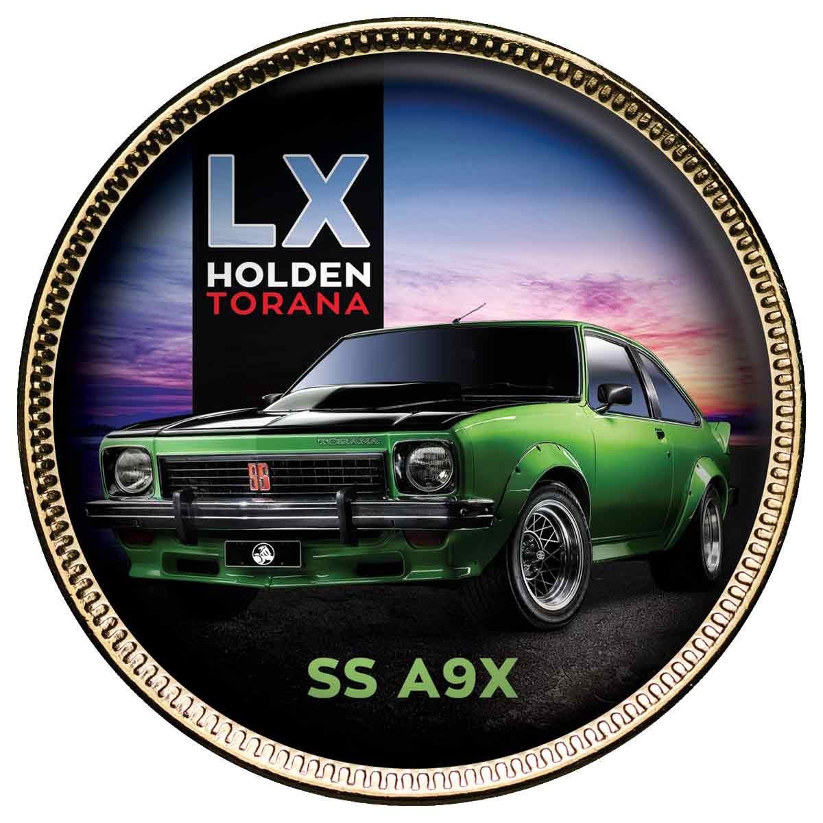 Holden Torana Gold Plated Enamel Penny 9 Coin Collection