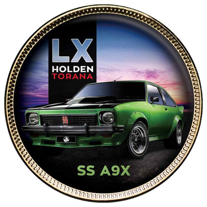 Holden Torana Gold Plated Enamel Penny 9 Coin Collection