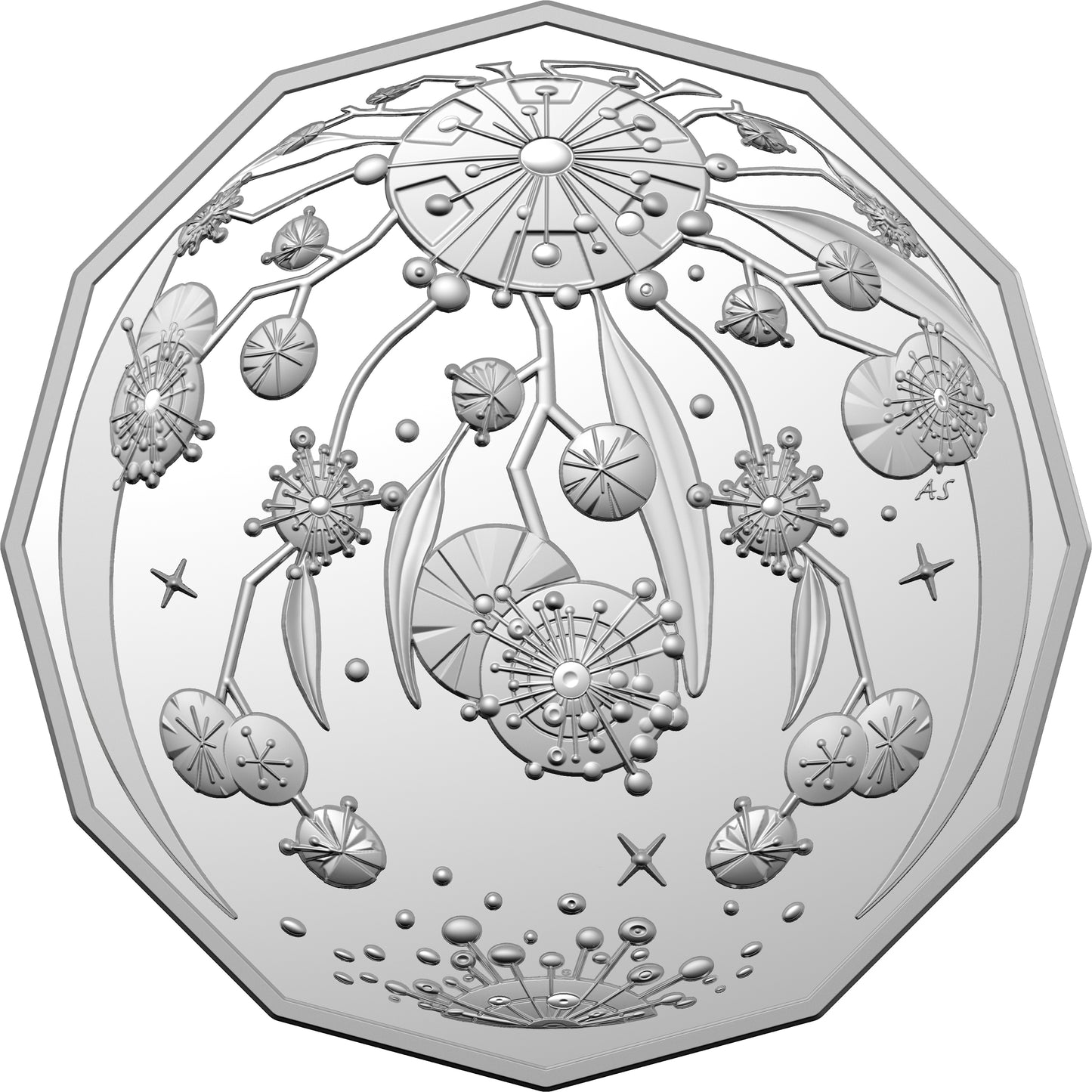 2020 50c Merry Christmas Uncirculated Coin