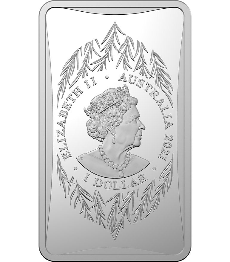2021 $1 Year of The Ox 1/2oz Silver Uncirculated Ingot